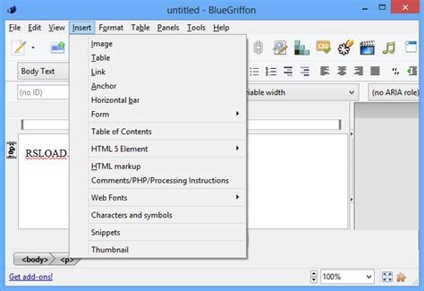 BlueGriffon 3.1 HTML Download